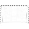 Soccer Goal 118.1"x78.7"x35.4" Metal Black and White