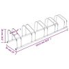 Bike Rack for 5 Bikes Galvanized Steel