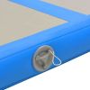 Inflatable Gymnastics Mat with Pump 315"x39.4"x3.9" PVC Blue
