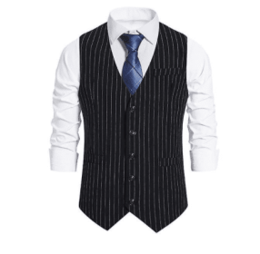 Men's Formal Suit Vest Slim Fit Waistcoat Business Vest For Suit Tuxed (size: XL)