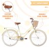 Steel Frame,Multiple Colors, for 10+Years Old Girls Bike,24 inch wheel