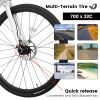 A28315 Road Bike, Suspension Fork, Aluminum Frame Disc Brakes, Men's Women's Road Bike